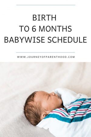 How To Start Babywise: Babywise Sleep Schedule Basics