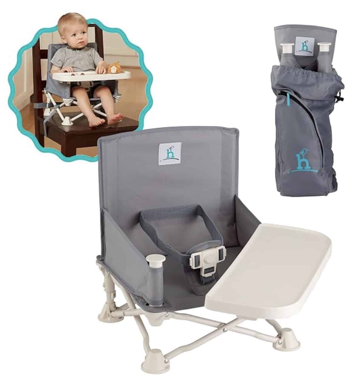 Looking for the best travel high chair for your baby or toddler? Here is the top portable high chair pick from a mom of four plus more great options!